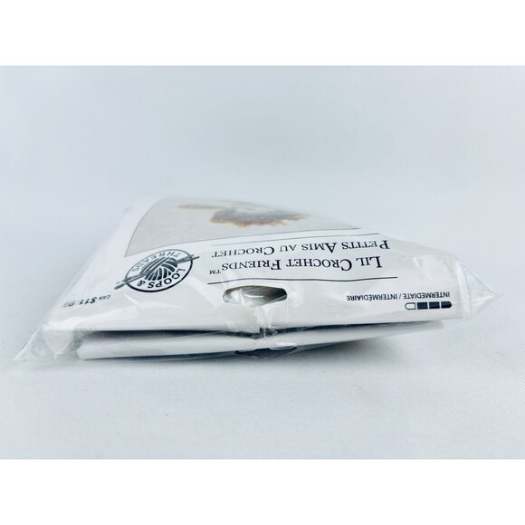 Loops & Threads Lil Crochet Friend Kit ~ Lion~ Intermediate Level - Read - Picture 8 of 10